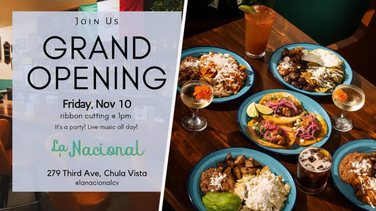 La Nacional is located in downtown Chula Vista