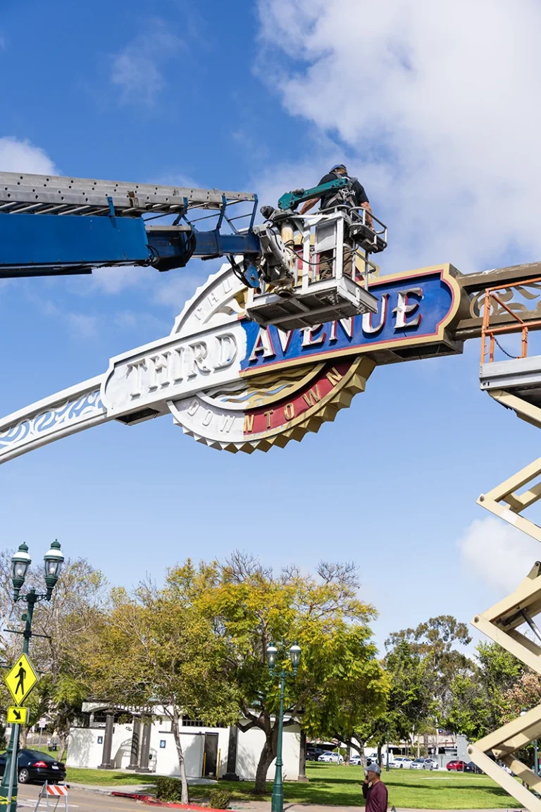The Chula Vista sign is getting a make over